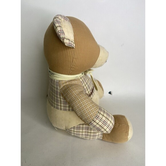 Eddie Bauer Stuffed Animals Deals - New and used pre-owned  Eddie Bauer Patchwork Plaid Bear Plush Stuffed Animal Toy Limited Edition